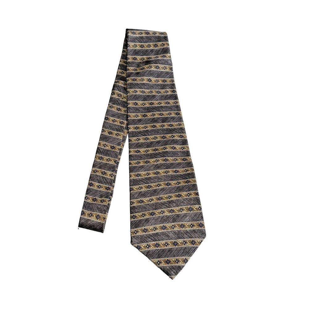Vintage Silk Barrington Men's Neck Tie Made in USA 4"‎ x 60"